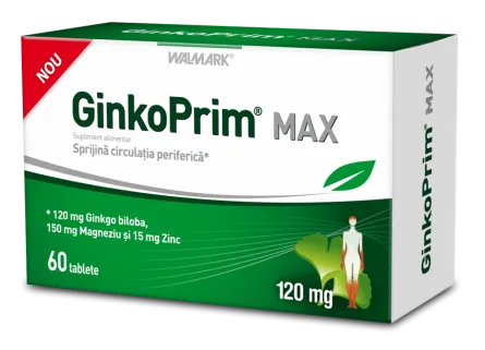 Ginkoprim Max 120mg x 60 comprimate Walmark