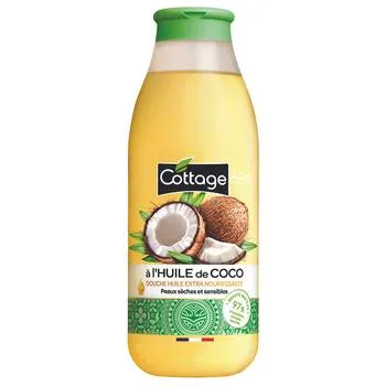 Ulei de dus cu cocos pentru piele uscata, 560ml, Cottage