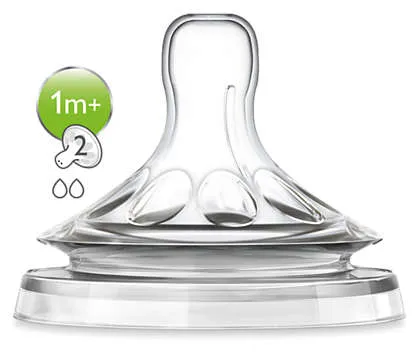 AVENT-TETINA NATURAL 2 ORIFICII X 2 BUC TETINA  PHILIPS