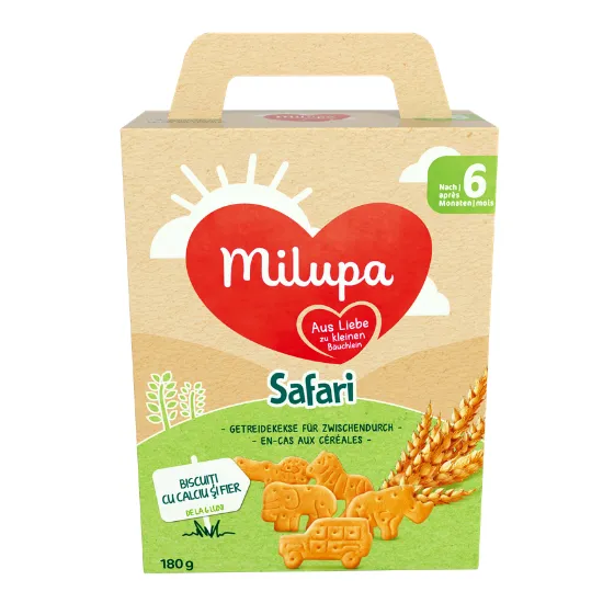 MILUPA BISCUITI SAFARI 180G