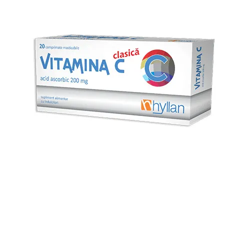 HYLLAN VITAMINA C CLASICA 20 COMPRIMATE MASTICABILE