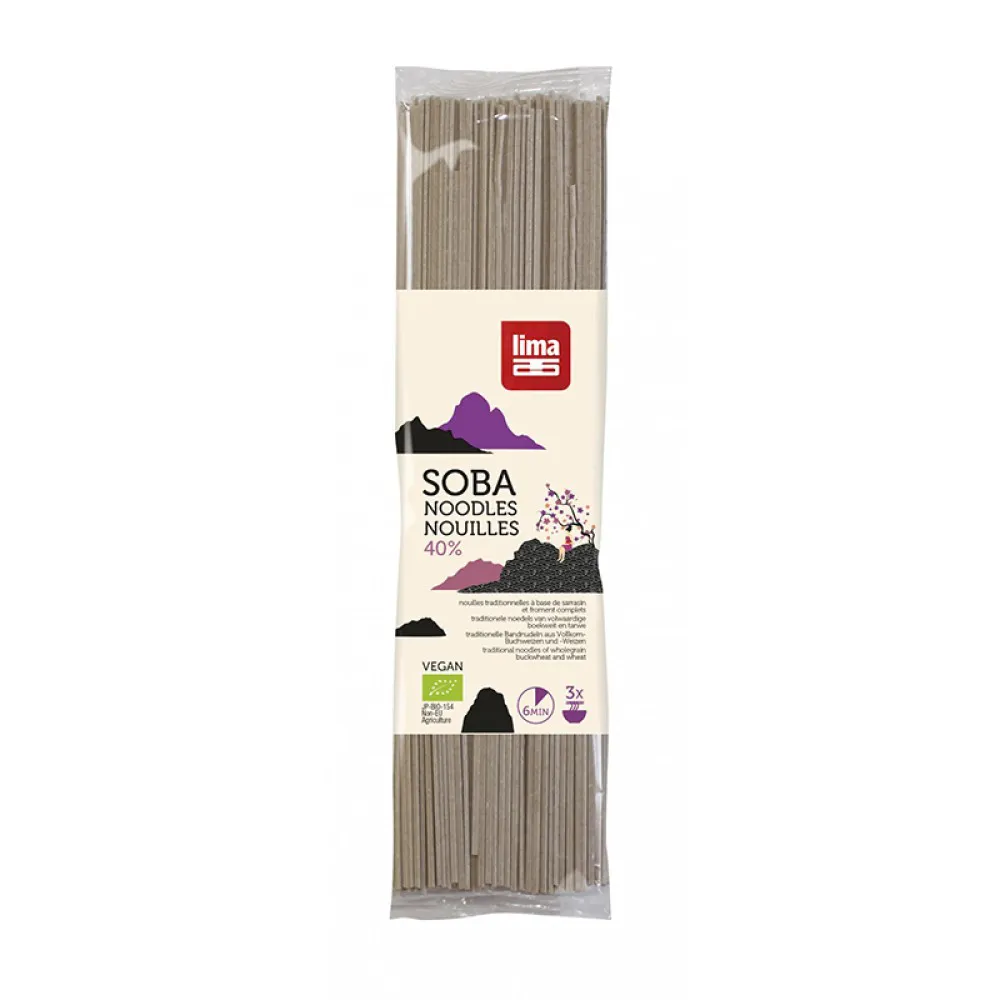 Taitei japonezi Soba 40% bio (250 grame), Lima