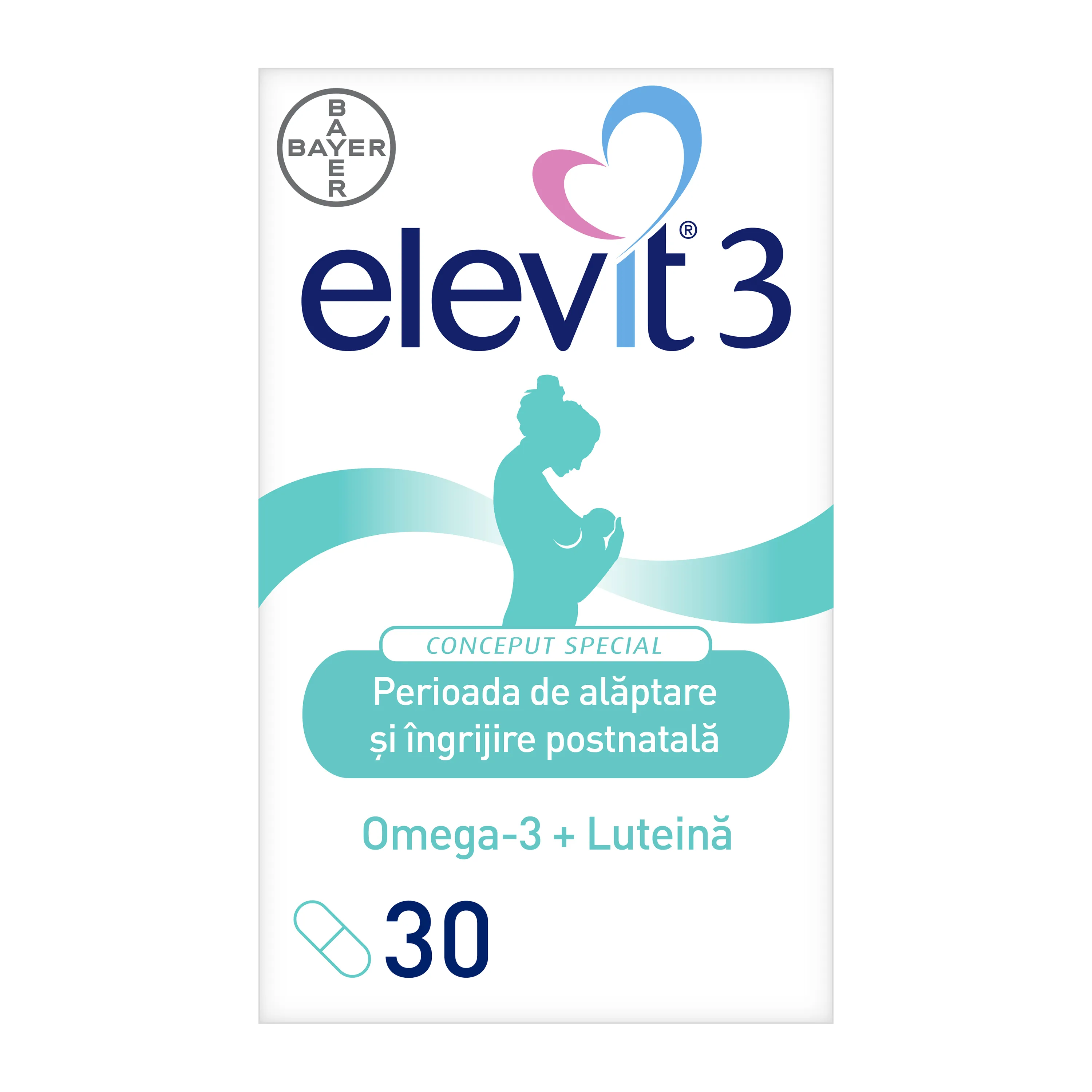 Elevit 3 postnatal x 30 capsule moi