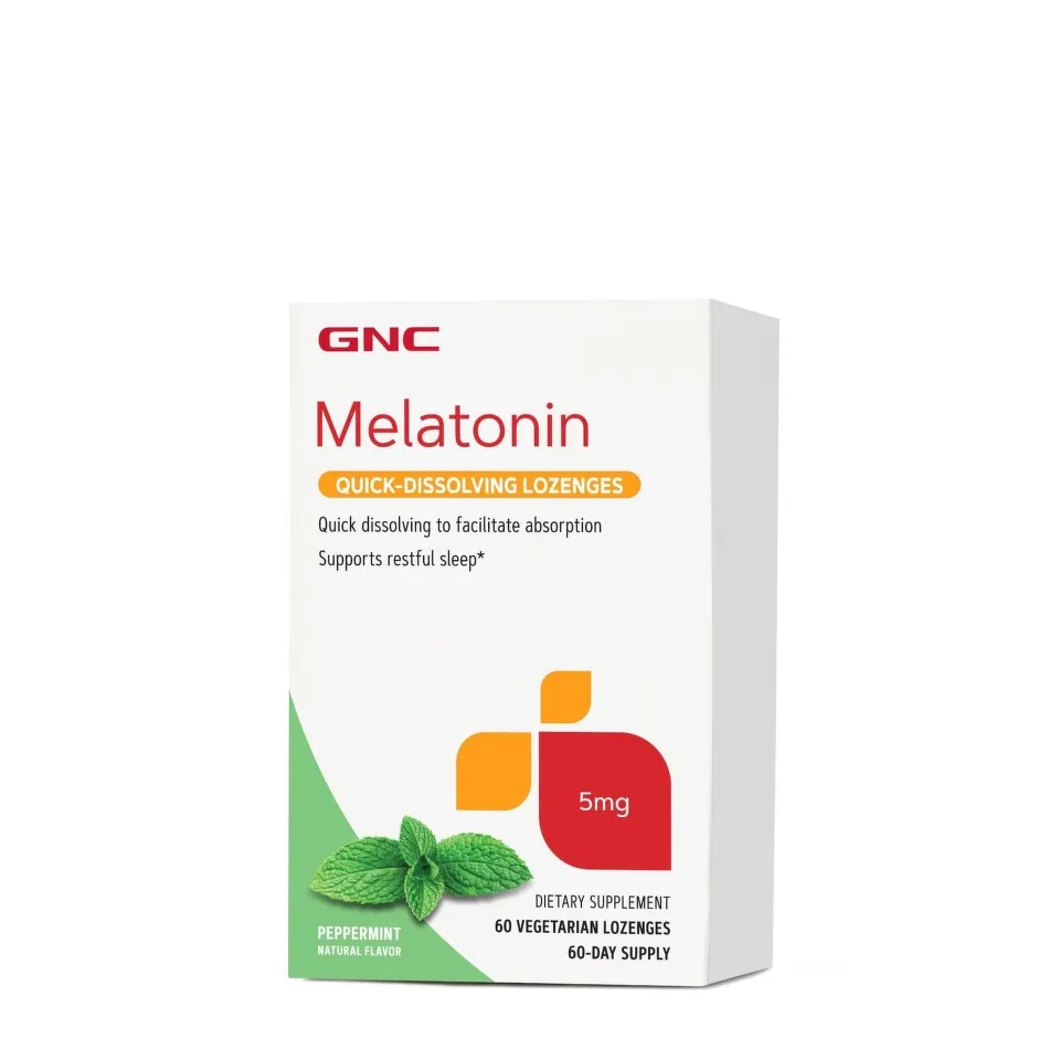 GNC MELATONIN 5MG ZIPMELT 60 TABLETE CU DIZOLVARE RAPIDA