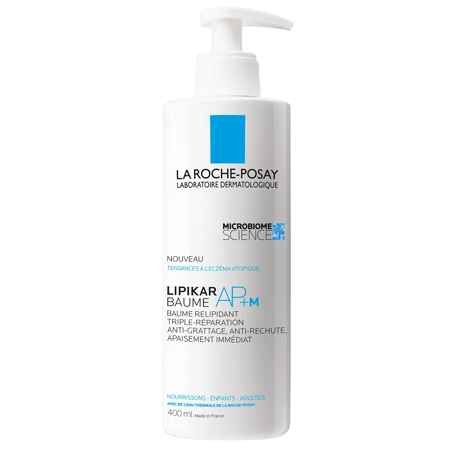 LA ROCHE POSAY Balsam cu tripla actiune impotriva puseurilor de uscaciune a pielii Lipikar Baume AP+M, 400 ml