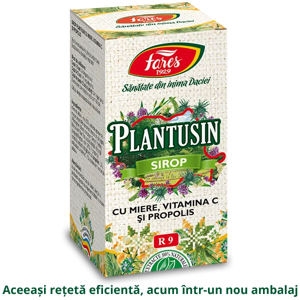 Sirop Plantusin miere, prop, vitC x100ml
