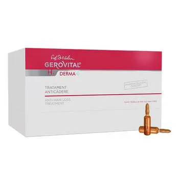 Tratament anticadere par Gerovital H3 Derma+, 12 fiole x 10ml, Gerovital