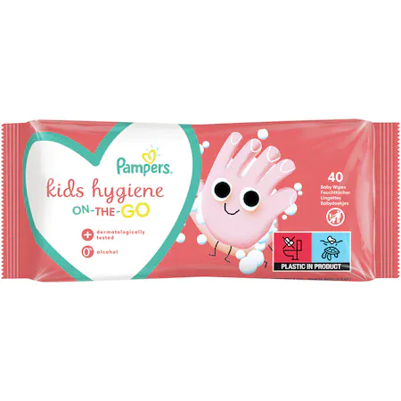 Pampers Servetele umede Kids Hygiene On the go x 40 bucati