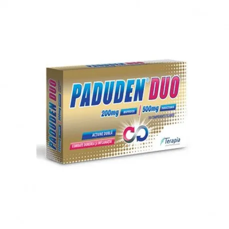 Paduden Duo 200mg/500mg, 10 comprimate