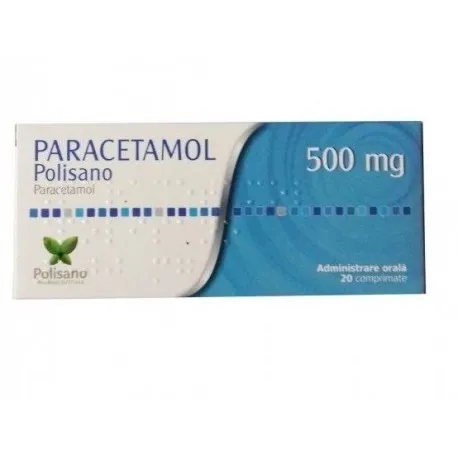 POLISANO PARACETAMOL 500MG X 20 COMPRIMATE