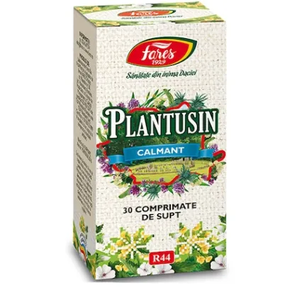Fares Plantusin Calmant x 30 comprimate