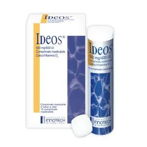 IDEOS 500MG/400UI X 30 COMPRIMATE MASTICABILE