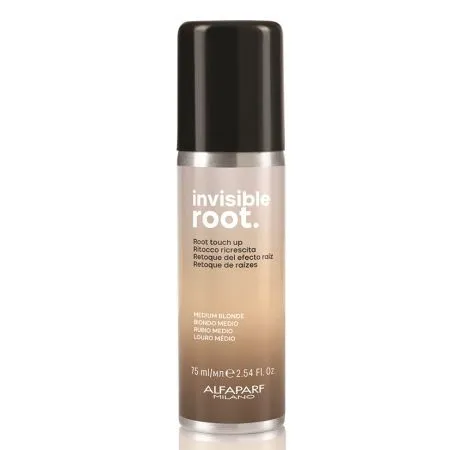 Spray colorant pentru radacina parului Invisible Root, Nuanta Medium Blonde`, 75 ml, Alfaparf