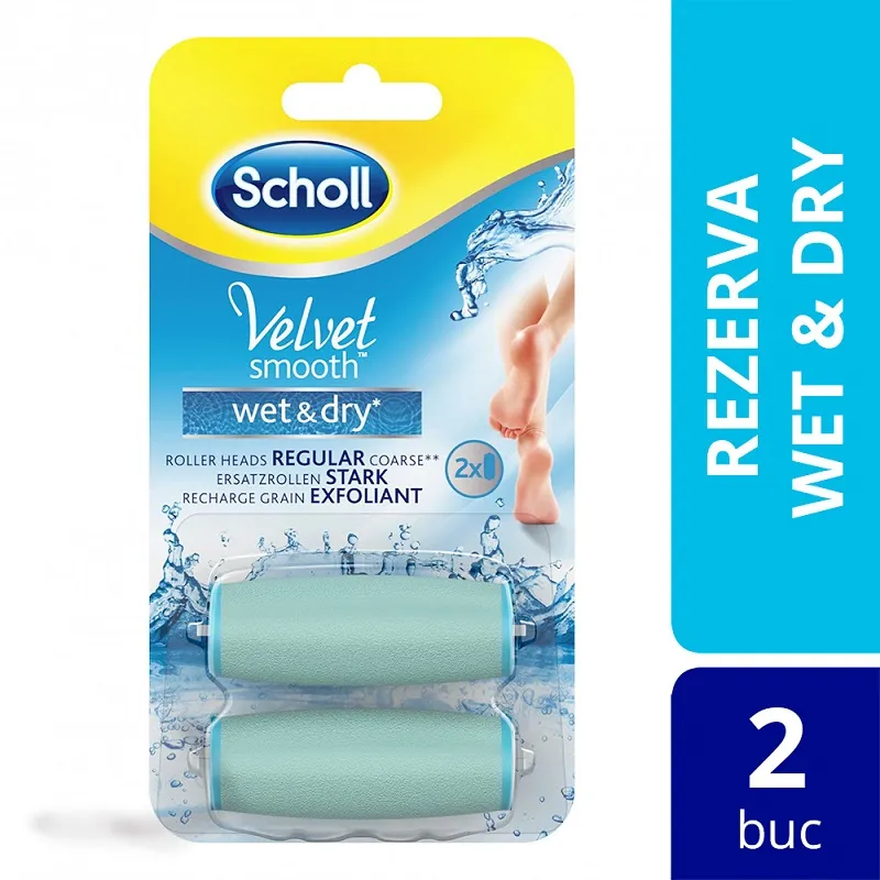 Scholl Velvet Smooth Wet&Dry Rezerva Pila Exfoliating