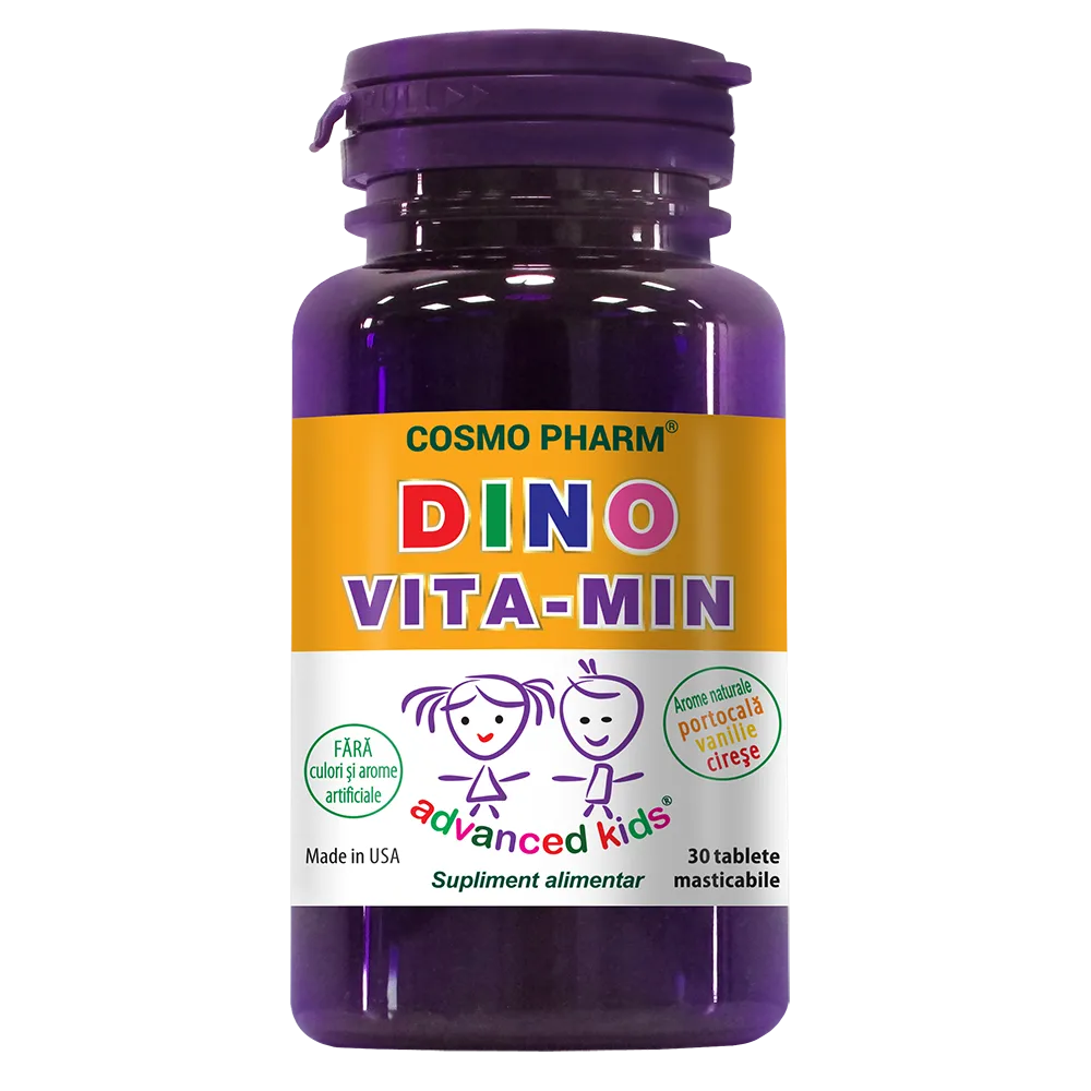 Dino Vita-min, 30 tablete masticabile, Cosmopharm