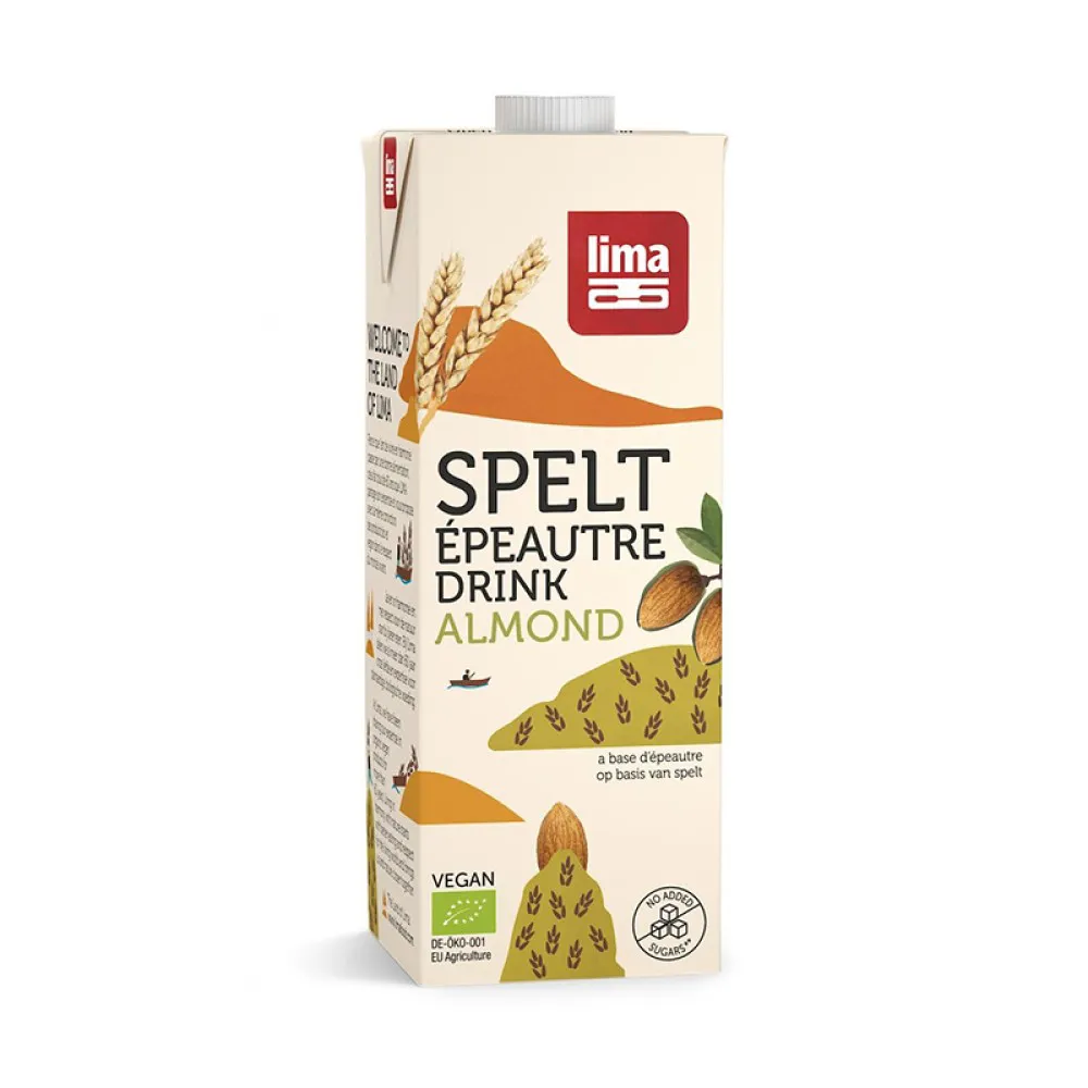 Lapte de spelta cu migdale bio (1 L), Lima