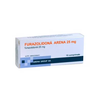 Furazolidona Arena 25mg x 10 comprimate