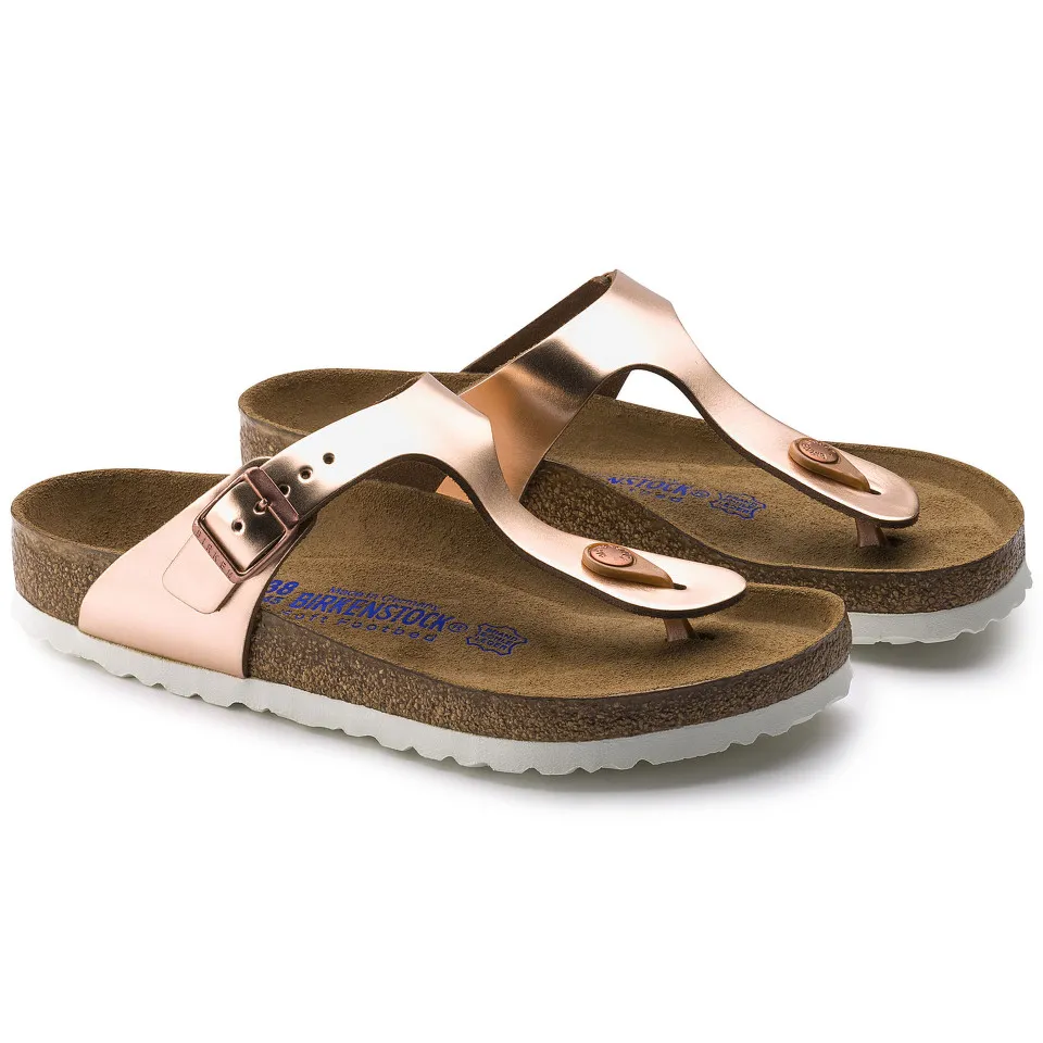 BIRKENSTOCK 1005048 PAPUCI GIZEH METALIC COPPER MARIMEA 36