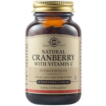 Merisoare naturale cu Vitamina C, 60 capsule, Solgar