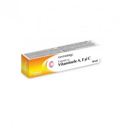 Crema cu Vitamina A + E + C, 50 ml Vitalia K