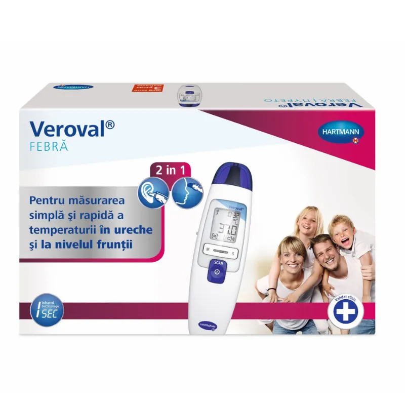 Hartmann Veroval Termometru febra 2 in 1