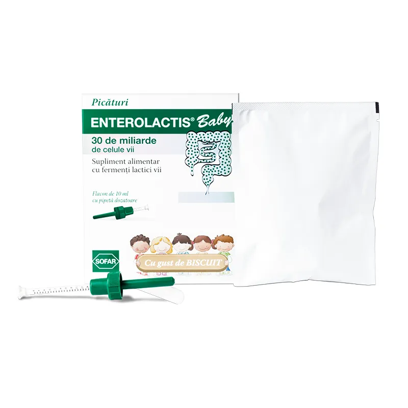 Enterolactis Baby-picaturi x 10ml-Sofar