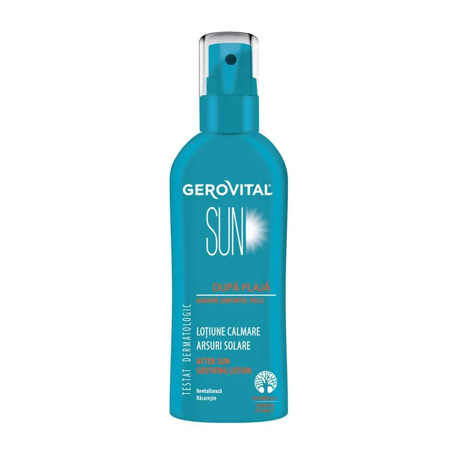 Lotiune calmare arsuri solare, 150 ml, Gerovital Sun 4616