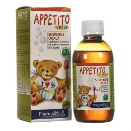 Appetito Bimbi suspensie orala, 200 ml, Pharmalife