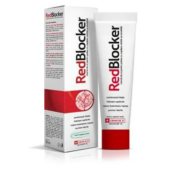 Crema de zi pentru capilare fragile RedBlocker, 50ml, Aflofarm