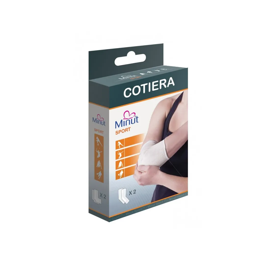 Cotiera elastica, marime S, 2 bucati, Minut