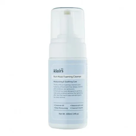 Dear Klairs Rich Moist Spuma de curatare, 100 ml