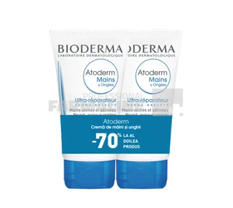 Bioderma Atoderm Crema pentru maini si unghii 50 ml 1 + 1 70% din al II lea