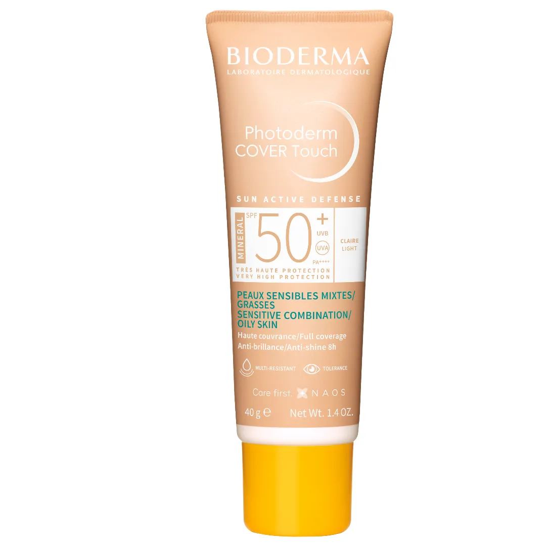 Bioderma Photoderm cover touch SPF50+ Light (nuanta deschisa) x 40 grame
