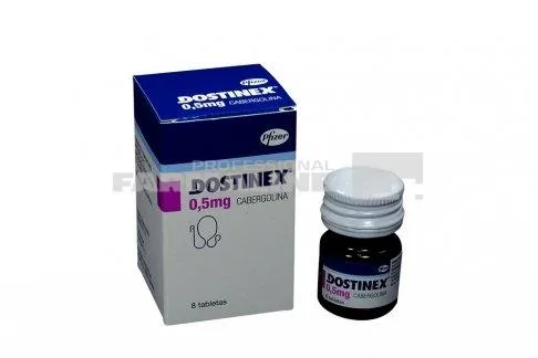 DOSTINEX x 8 COMPR. 0,5mg PFIZER EUROPE MA EEG