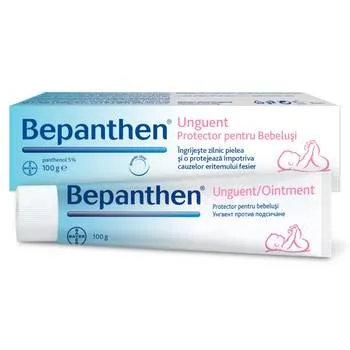 Unguent pentru iritatiile de scutec cu 5% panthenol Bepanthen, 100g, Bayer