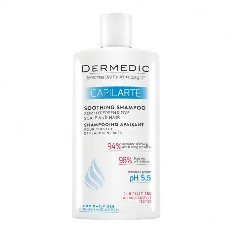 DERMEDIC Capilarte Sampon calmant pentru scalp si par hipersensibil, 300ml