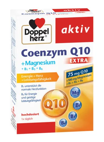 DOPPELHERZ AKTIV COENZIMA Q10 EXTRA + MAGNEZIU 30 CAPSULE