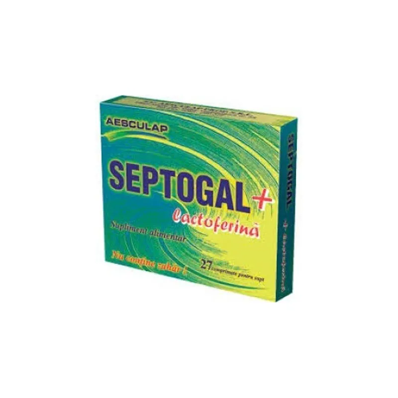 Septogal + lactoferina x 27 comprimate