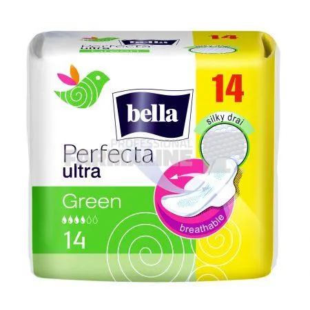 Bella Perfecta Ultra Green Absorbate 14 bucati