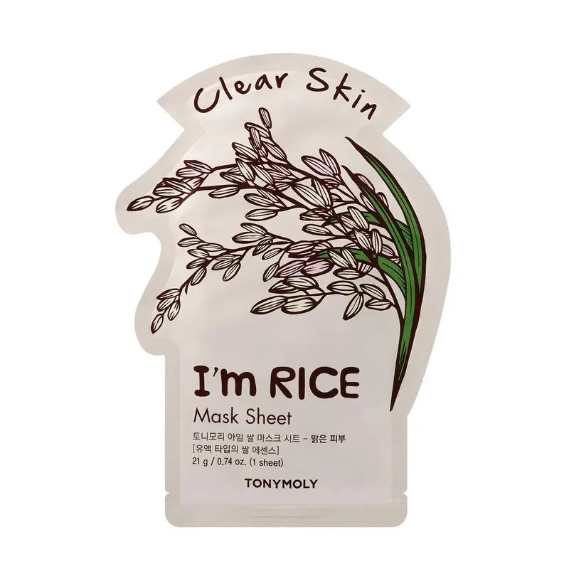Masca "l am" pentru stralucire cu orez 21g (Tonymoly)