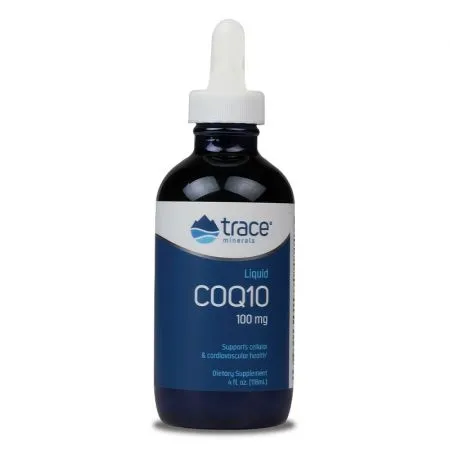 Coenzima Q10 lichid cu aroma de mandarina, 100 mg, 118 ml, Trace Minerals