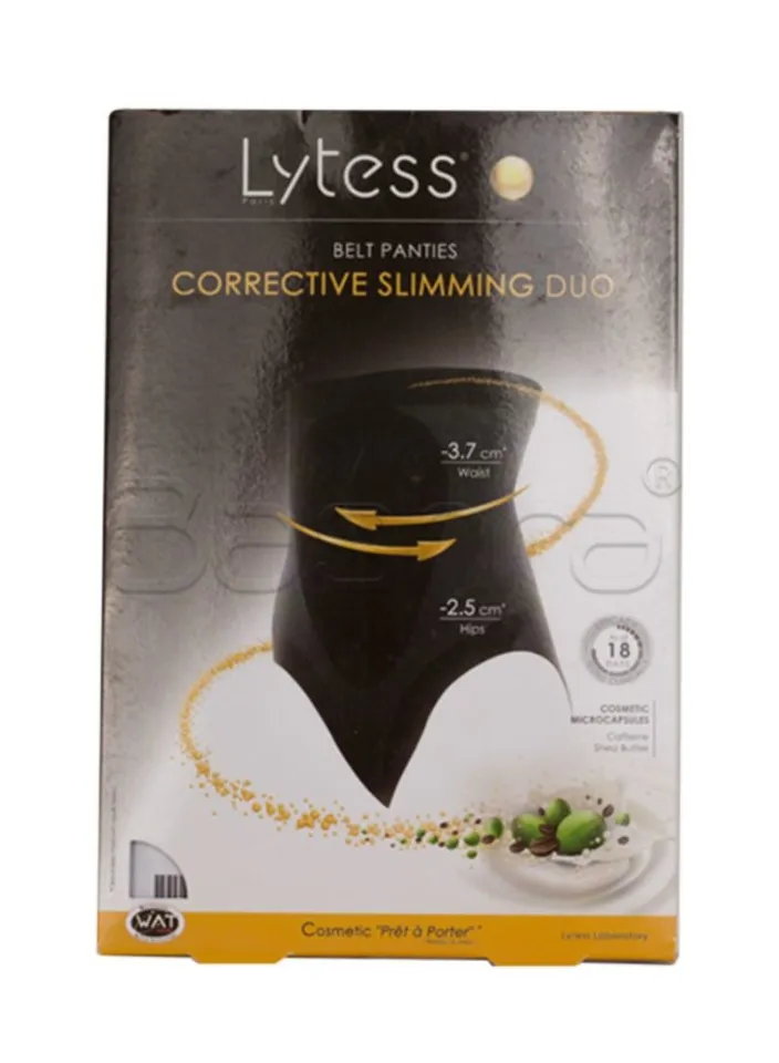 LYTESS 044 CHILOT CORECTOR CU TALIE INALTA PENTRU ABDOMEN BLACK MARIME XXL