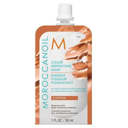 Masca de par nuantatoare Copper, 30 ml, Moroccanoil