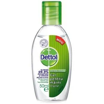 Gel antibacterian dezinfectant pentru maini, 50ml, Dettol