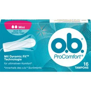 Tampoane Procomfort mini, 16 bucati, O.B.