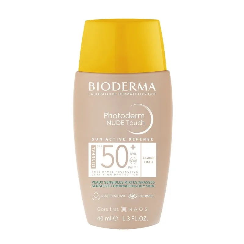 BIODERMA PHOTODERM NUDE TOUCH MINERAL FOARTE DESCHIS SPF 50+ X 40ML