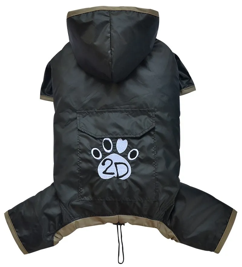 Pelerina ploaie cu gluga - negru - Doggydolly - BD453