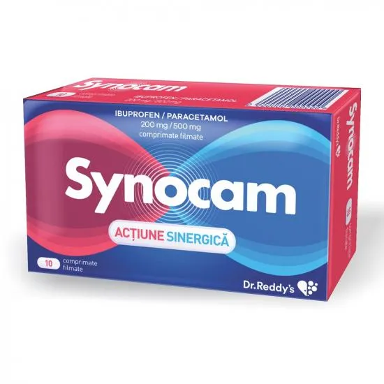 Synocam 200mg/500mg x 10 comprimate