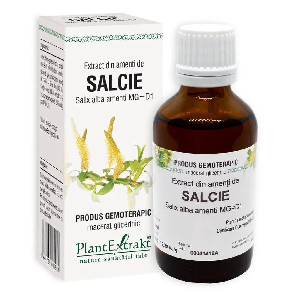 Extract din amenti de salcie, 50 ml, PlantExtrakt