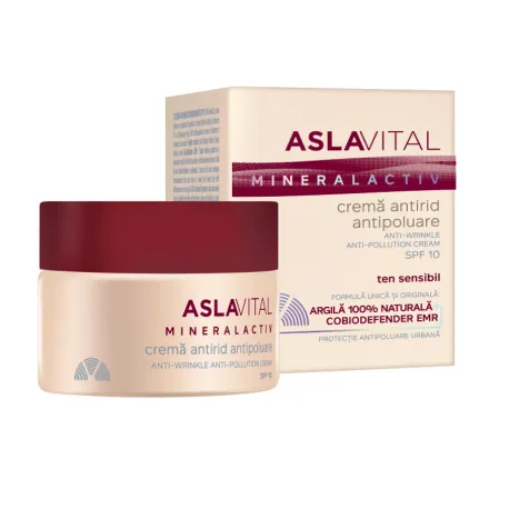 ASLAVITAL - Crema antirid antipoluare SPF10, 50 ml